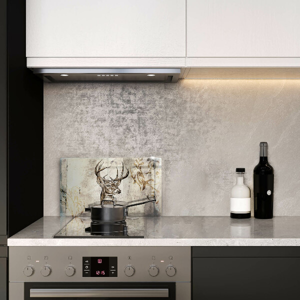 Kryt na plynový sporák Jeleň zvierat ilustrácie