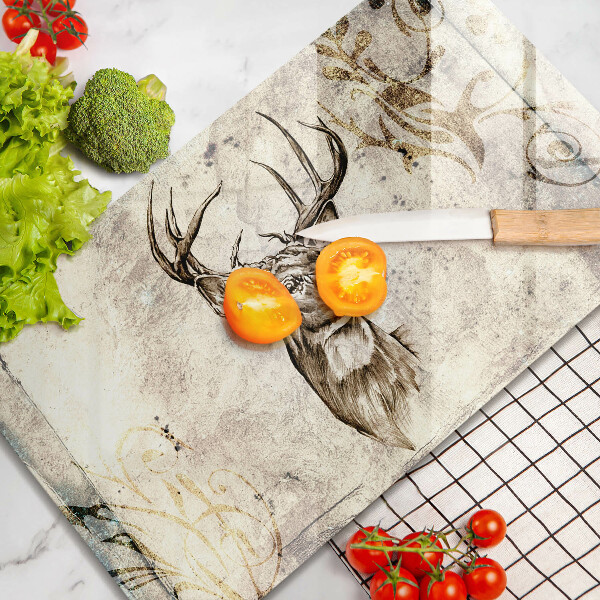 Kryt na plynový sporák Jeleň zvierat ilustrácie