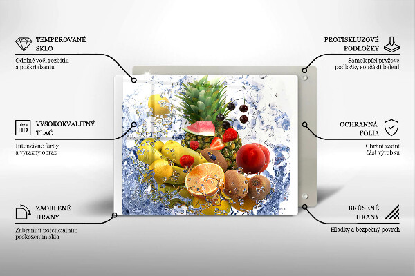 Kryt na plynový sporák Šťavnaté ovocie a voda