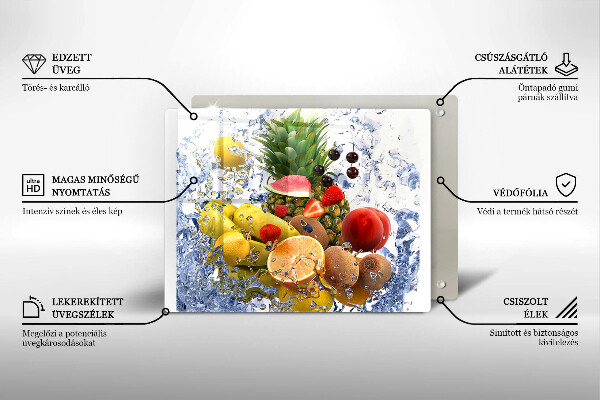 Kryt na plynový sporák Šťavnaté ovocie a voda