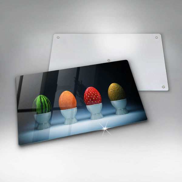 Kryt na plynový sporák Abstraktné ovocné vajcia