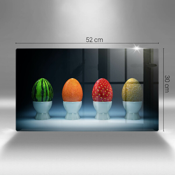 Kryt na plynový sporák Abstraktné ovocné vajcia