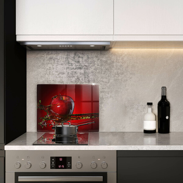 Kryt na plynový sporák Jablkové ovocie vo vode