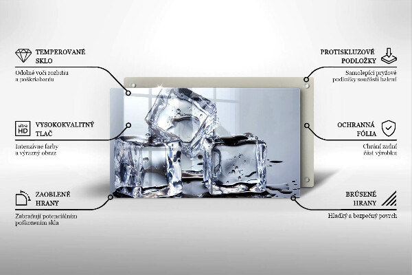 Kryt na plynový sporák Kocky ľadu