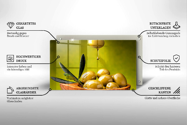 Kryt na plynový sporák Chutné olivy