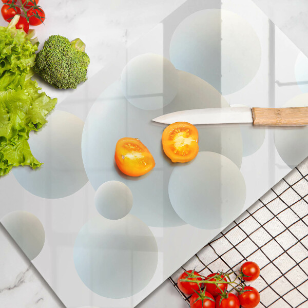 Sklenený kryt za sporák Moderné 3D lopty