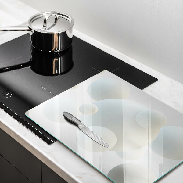Sklenený kryt za sporák Moderné 3D lopty
