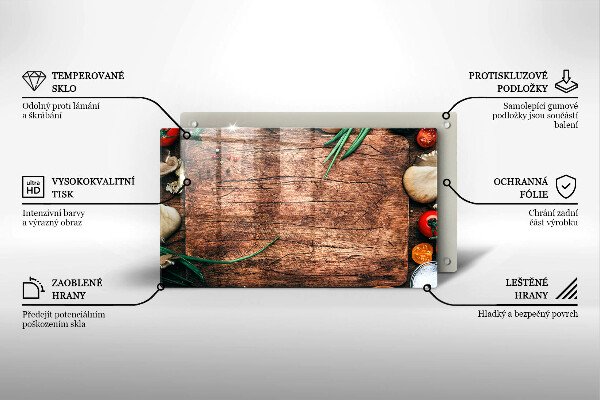 Krycia doska na sklokeramickú varnú dosku Drevená kuchynská doska