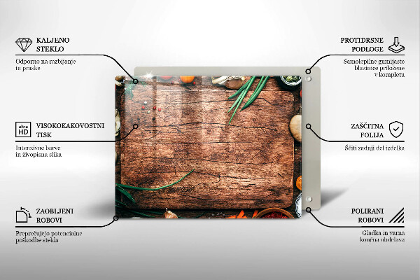 Krycia doska na sklokeramickú varnú dosku Drevená kuchynská doska