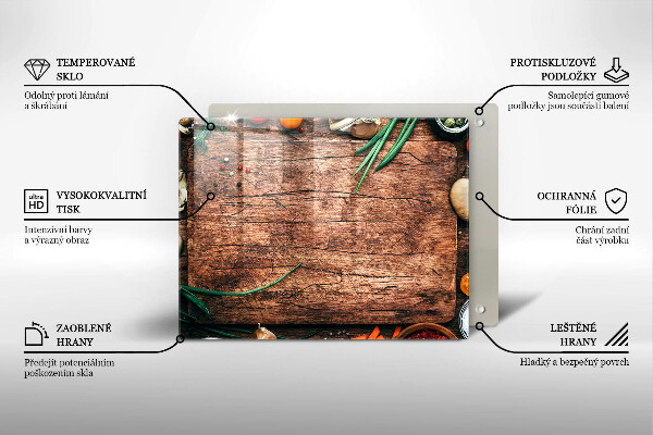 Krycia doska na sklokeramickú varnú dosku Drevená kuchynská doska