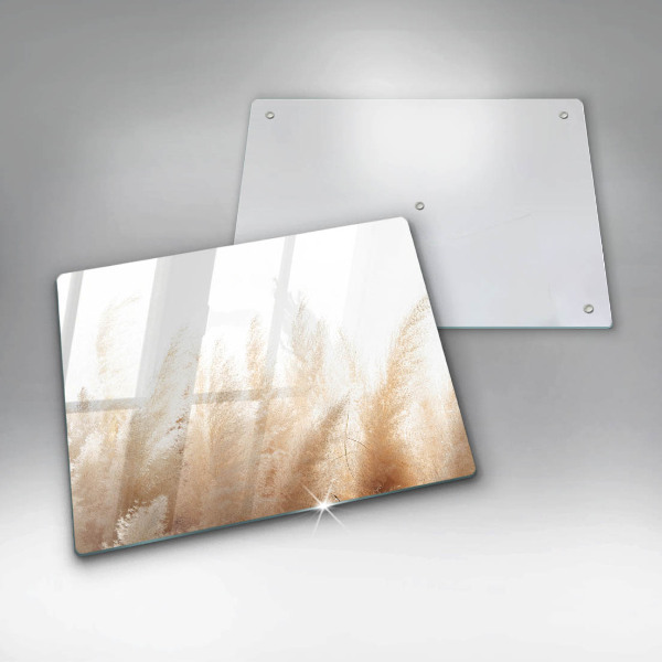 Krycia doska na sklokeramickú varnú dosku Pampasová tráva