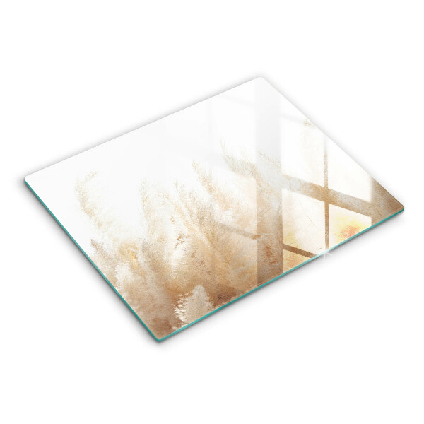 Krycia doska na sklokeramickú varnú dosku Pampasová tráva