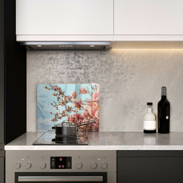 Kryt na plynový sporák Ružové kvety strom