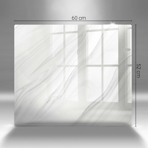 Kalené sklo za sporák Jemný mramor