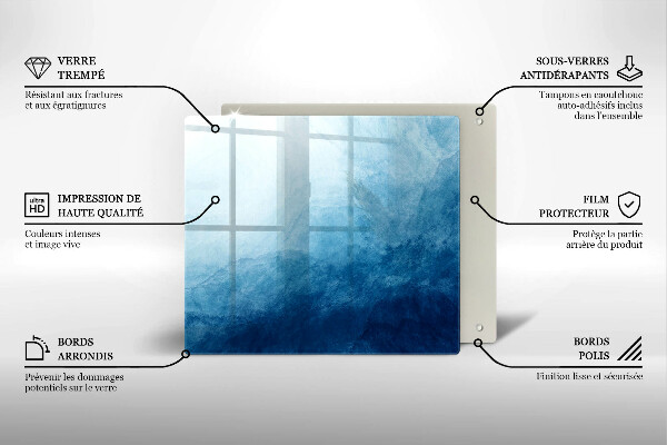 Kalené sklo za sporák abstraktné pozadie