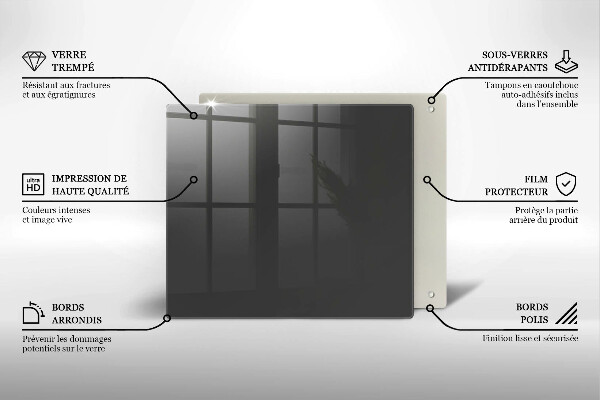 Krycia doska na sporák Šedá farba