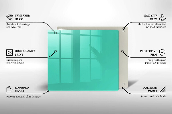 Krycia doska na sporák Zelená farba