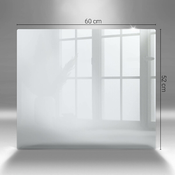 Sklo za varnú dosku biela farba