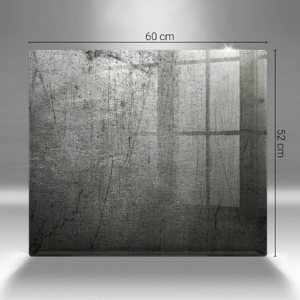 Kryt na indukčnú dosku Kovová textúra