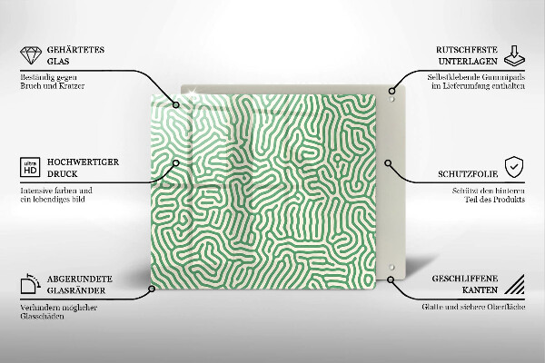 Sklo za varnú dosku Abstraktné línie