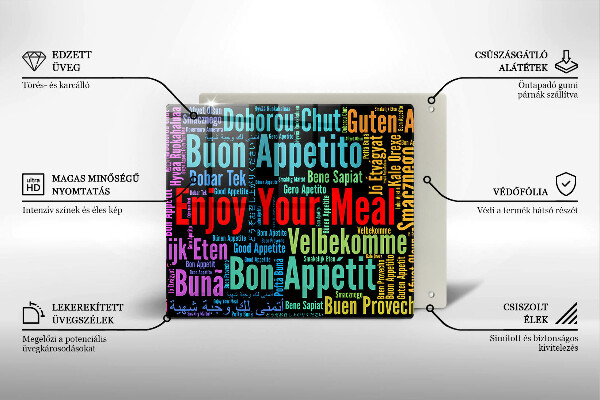 Kryt na indukčnú dosku Titulky Jazyky dobrej chuti