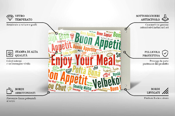 Kryt na indukčnú dosku Titulky Jazyky dobrej chuti