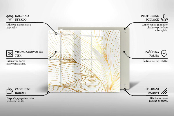 Sklo za varnú dosku Vzor moderných línií
