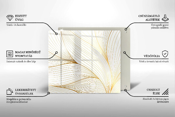 Sklo za varnú dosku Vzor moderných línií