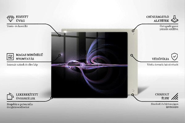 Sklo za varnú dosku Moderná abstrakcia