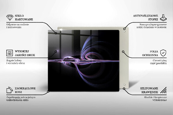 Sklo za varnú dosku Moderná abstrakcia