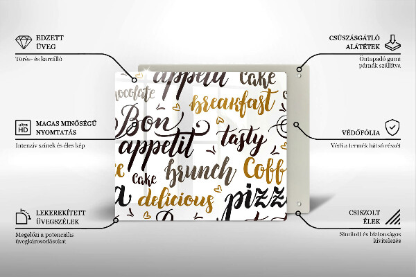 Sklo za varnú dosku Bon Appetit