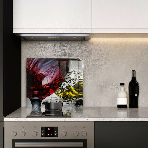 Sklo za varnú dosku Poháre vína