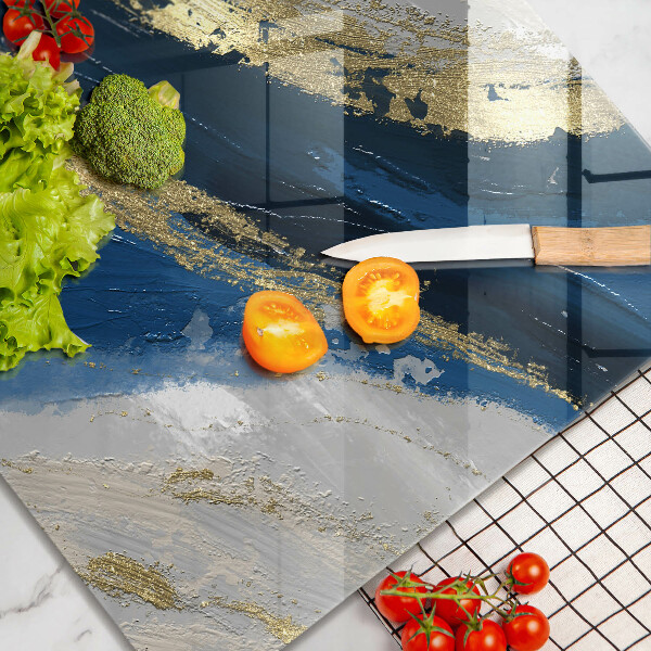 Krycia doska na sporák Textúra so zlatom