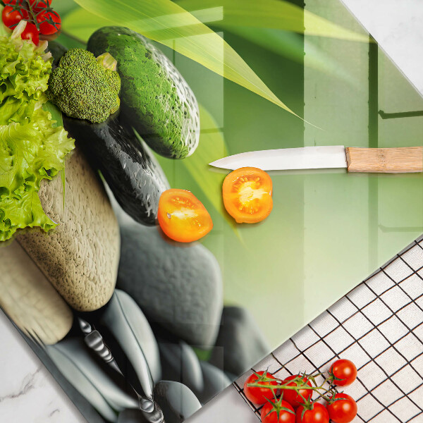 Krycia doska na sporák Zen bambusové kamene