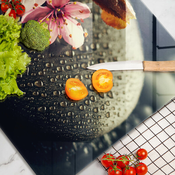 Krycia doska na sporák Kvety zenové kamene