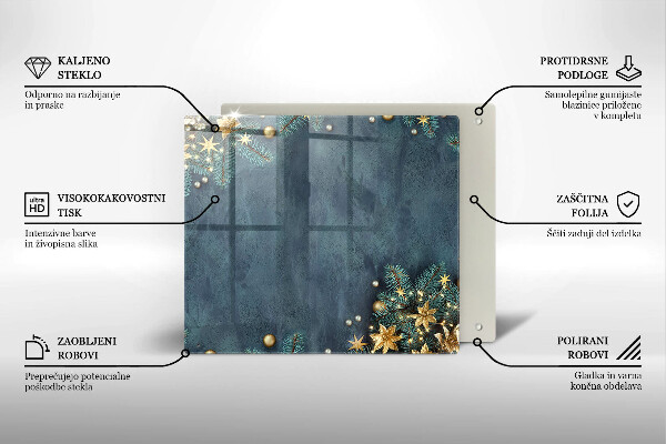 Krycia doska na sporák vianočné dekorácie