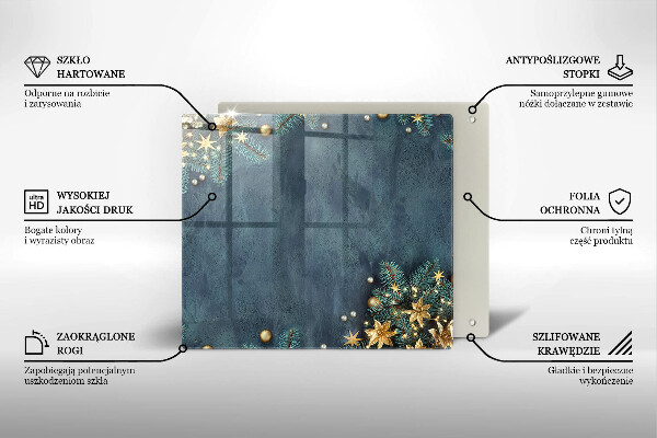 Krycia doska na sporák vianočné dekorácie