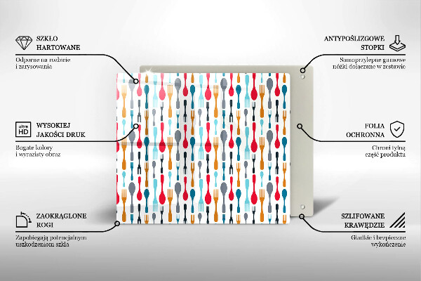 Krycia doska na sporák Ilustrácia lyžice