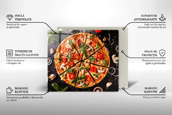 Krycia doska na sporák Pizza s hubami