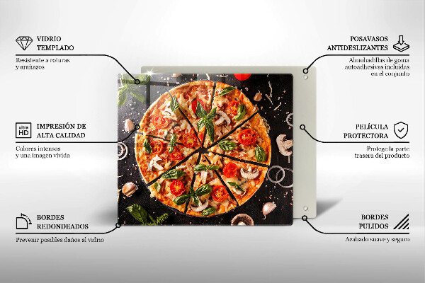 Krycia doska na sporák Pizza s hubami