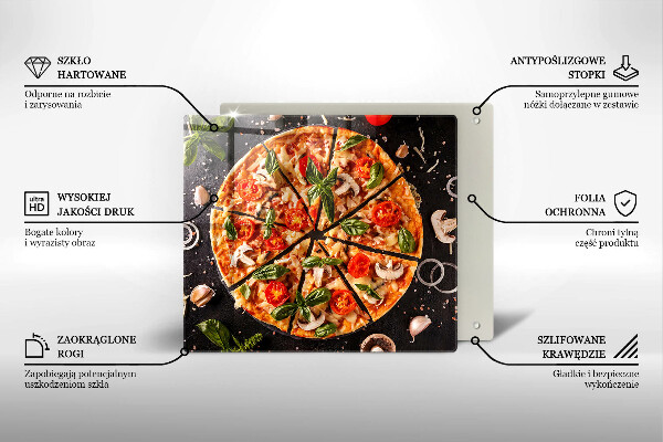 Krycia doska na sporák Pizza s hubami