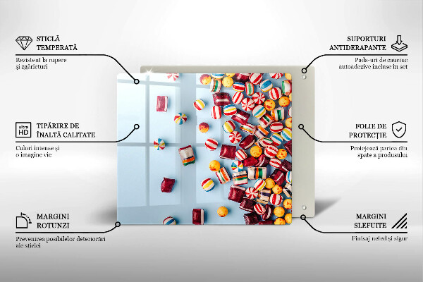 Krycia doska na sporák Farebné cukríky