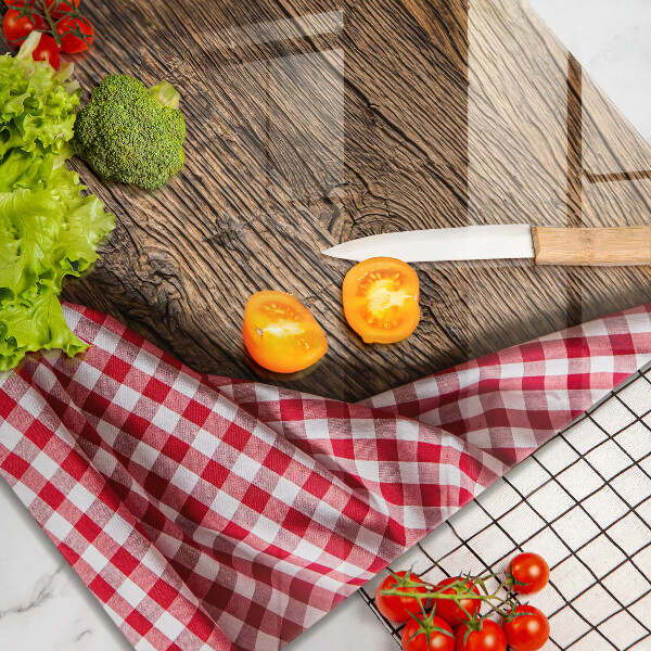 Sklenený kryt za sporák Drevený stôl