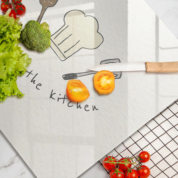 Sklenený kryt za sporák Master of the Kitchen