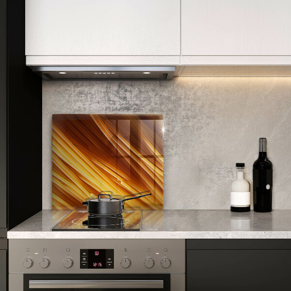 Sklenený kryt za sporák Špagetové cestoviny