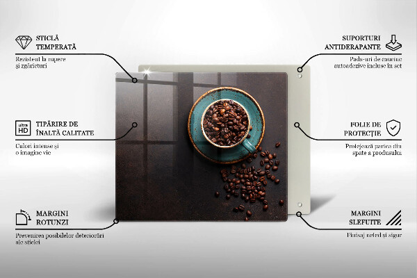 Krycia doska na sporák Šálka kávových zŕn