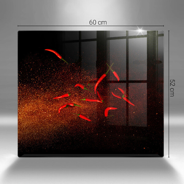 Krycia doska na sporák Horúce čili papričky
