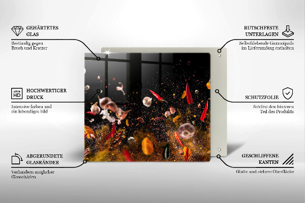 Krycia doska na sporák Horúce korenie