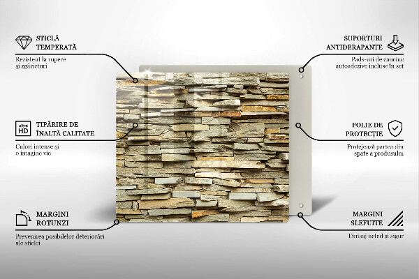 Sklo za varnú dosku Dekoratívne kamene
