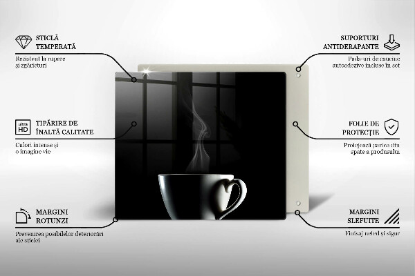 Sklo za varnú dosku Šálka čaju